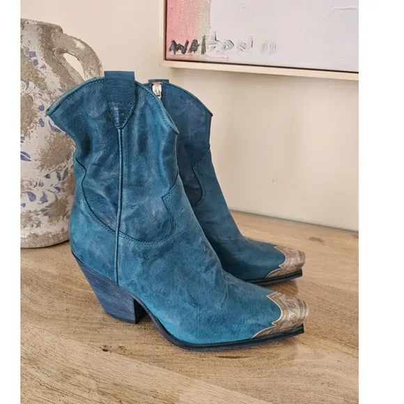 Free People Brayden Western Boots Size 36.5