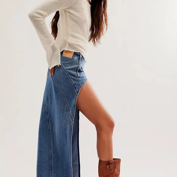 Free People Brown Leather Boots #NWT