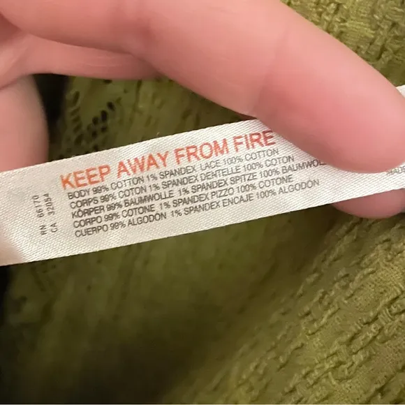 Free People Free-est Jules Mini Dress in Green NWOT