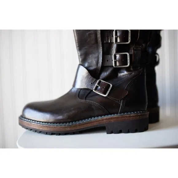 Free People We The Free Jackson Moto Boots 8 NEW