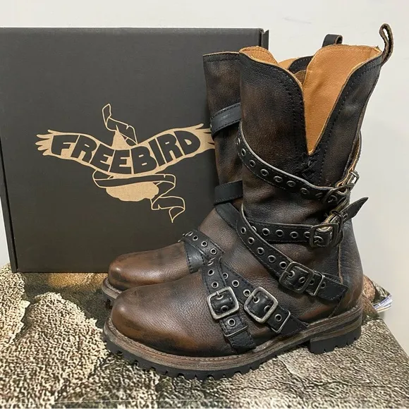 Freebird Black Hallie Boots Size 9