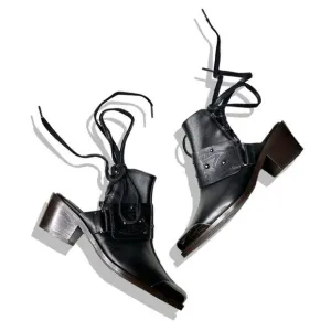 Free People Rory Studded Western Shoe Boots