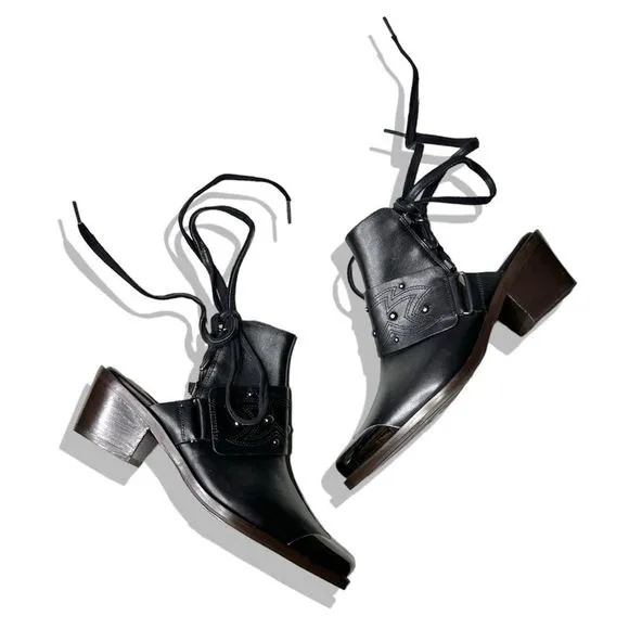 Free People Rory Studded Western Shoe Boots