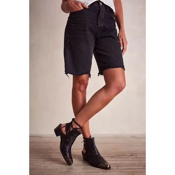 Free People Rory Studded Western Shoe Boots
