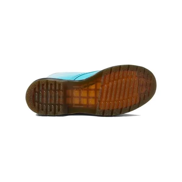 Free People x Dr. Martens 1460 Pascal Patent Leather  Boots Turquoise $140