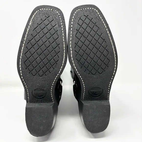 Frye 12R Harness Boots Black Size 7.5 Women’s Motorcycle Boot