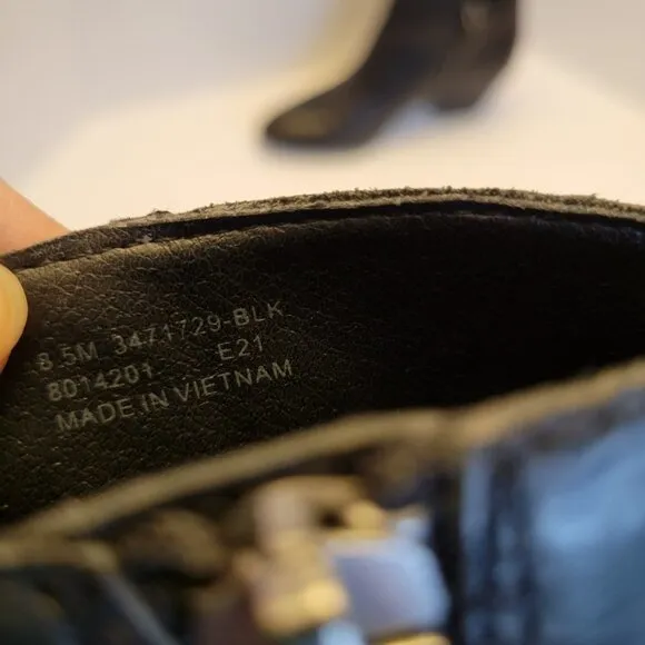 Frye Black Ankle Boots - Size 8.5M