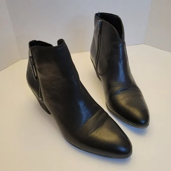 Frye Black Ankle Boots - Size 8.5M