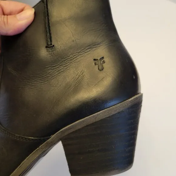 Frye Black Ankle Boots - Size 8.5M