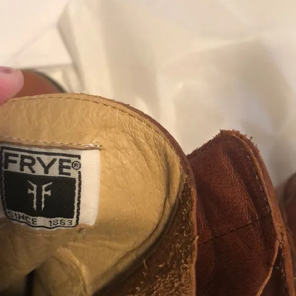 Frye Brown Combat &amp; Moto Boots