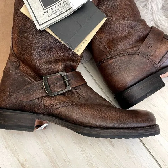 Frye Brown Leather Boots | Women’s Size 8.5 | Classic Riding Style | Gently Used