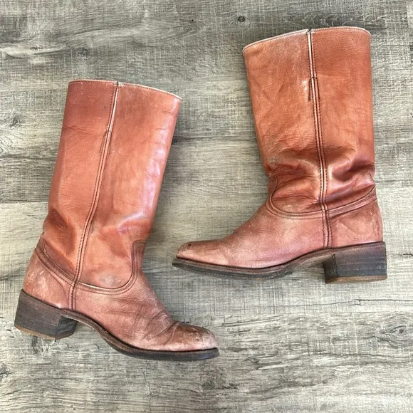FRYE Campus Vintage 2950 Leather Tall Boots size 11.5