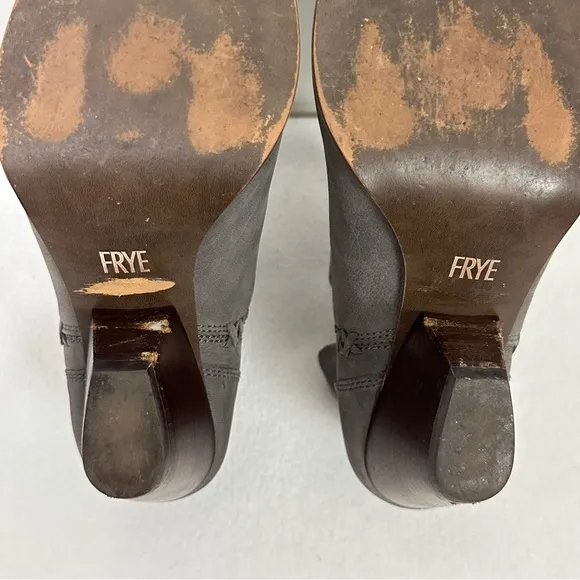 Frye Chelsea Reina Cut Out Bootie Ankle Boots Taupe  Size 8 M