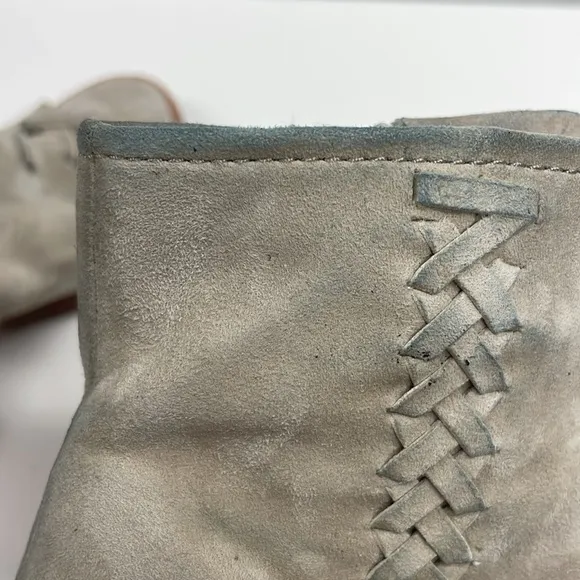 Frye Dani Whipstitch Lace Boots in Fawn Size 7