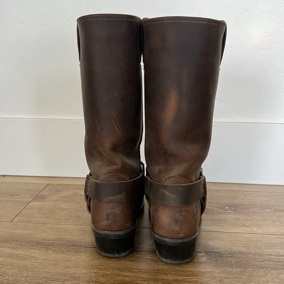 Frye Harness 12R Leather Western Boots