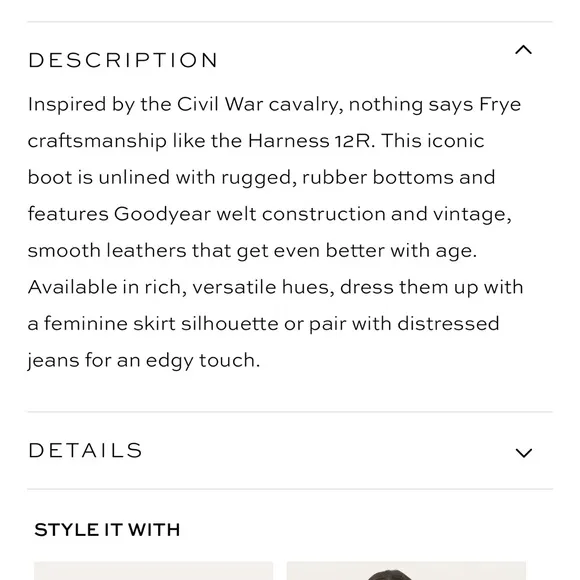 Frye Harness 12R Leather Western Boots