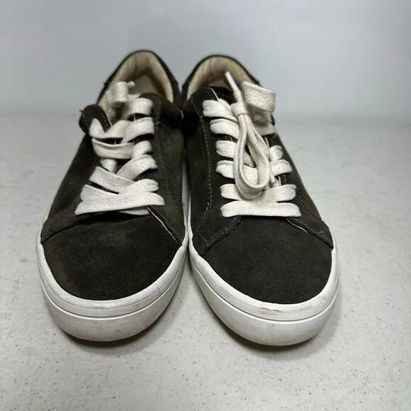 Frye Kerry Low Lace Women's Green Suede Lace Up Casual Oxford Shoes Size US 7