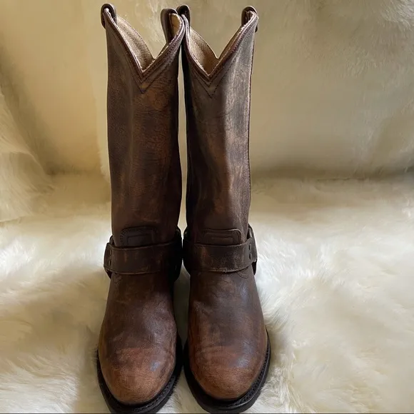 Frye - Like New Wyatt Harness - Mixed Browns