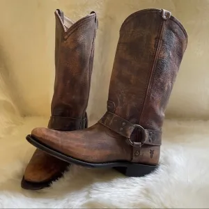 Frye - Like New Wyatt Harness - Mixed Browns