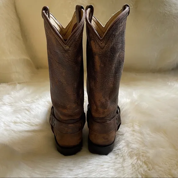 Frye - Like New Wyatt Harness - Mixed Browns
