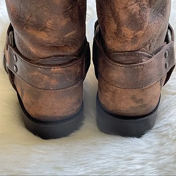 Frye - Like New Wyatt Harness - Mixed Browns