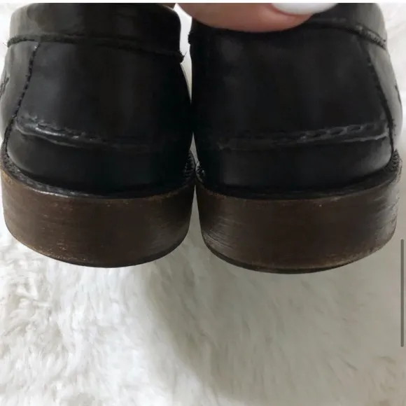 Frye Men’s Black Leather Loafers size 9.5