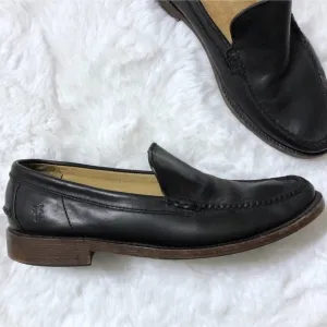 Frye Men’s Black Leather Loafers size 9.5