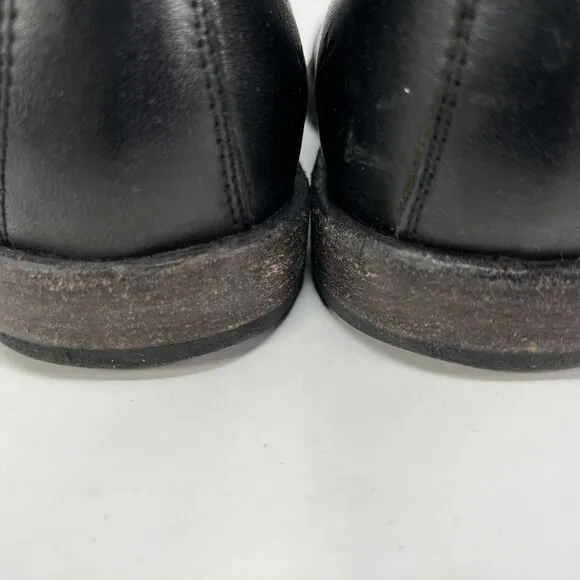 Frye Phillip Chukka Boots Lace Up Black Leather Shoes Men 8 D 87533 *