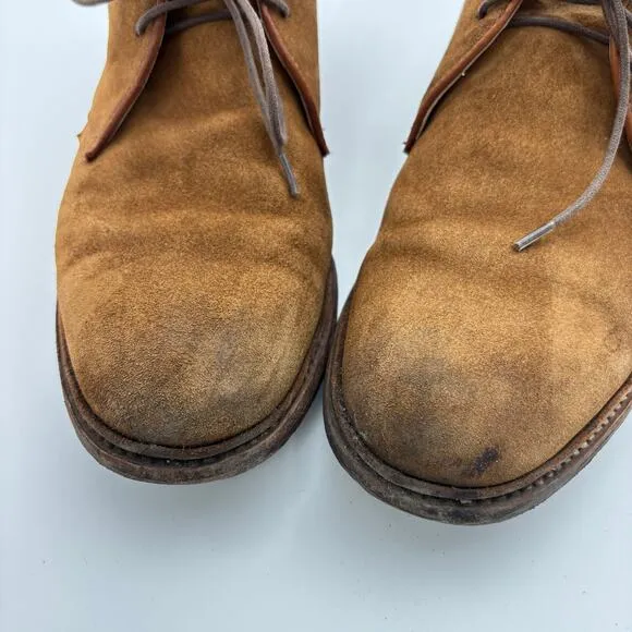 Frye Suede Chukka Boots Brown Ankle Shoes Men's 10.5D Preppy Indie