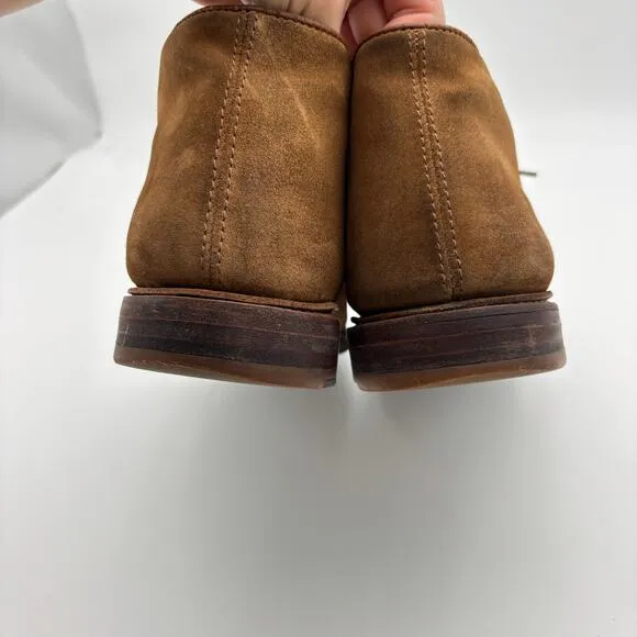 Frye Suede Chukka Boots Brown Ankle Shoes Men's 10.5D Preppy Indie