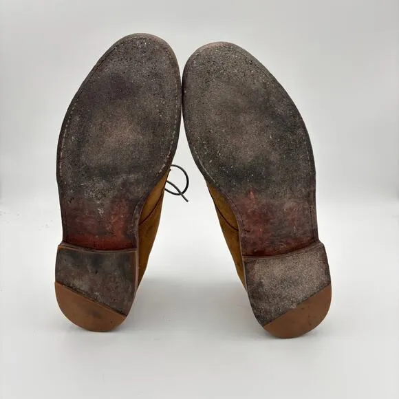 Frye Suede Chukka Boots Brown Ankle Shoes Men's 10.5D Preppy Indie