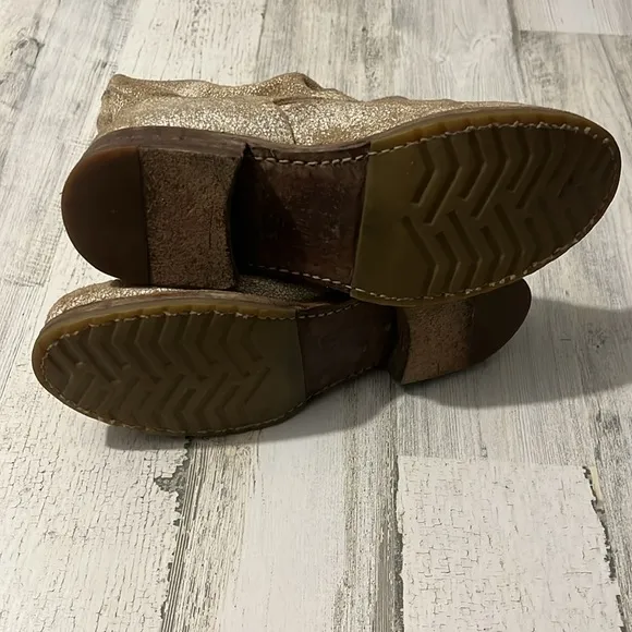 Frye Veronica Short Boot Leather Slip on Boots Size 6