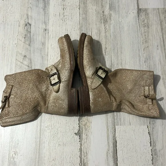 Frye Veronica Short Boot Leather Slip on Boots Size 6