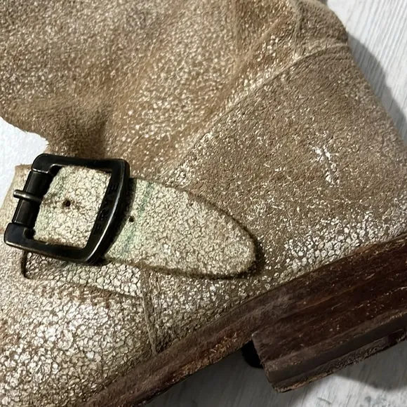 Frye Veronica Short Boot Leather Slip on Boots Size 6