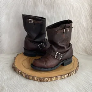 Frye vintage USA made engineer leather boots