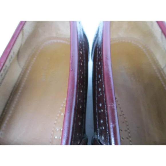 G. H. Bass Weejuns JEREMY Mens Byrgundy Kilted Tassel Loafers US 9 D