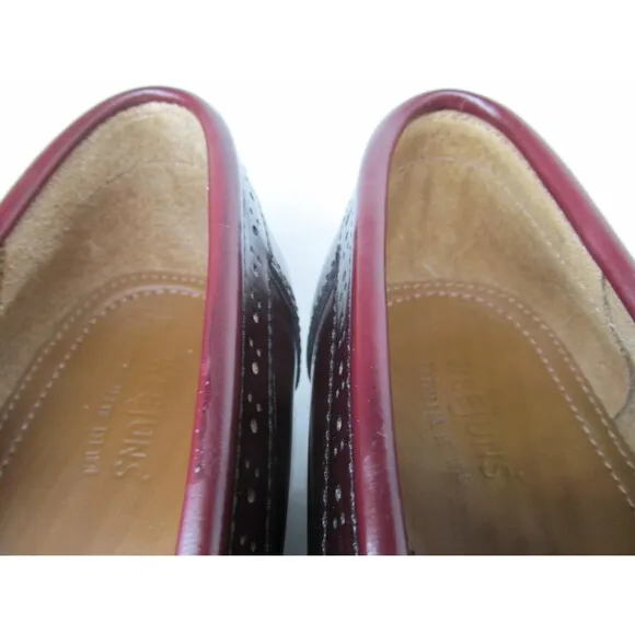 G. H. Bass Weejuns JEREMY Mens Byrgundy Kilted Tassel Loafers US 9 D