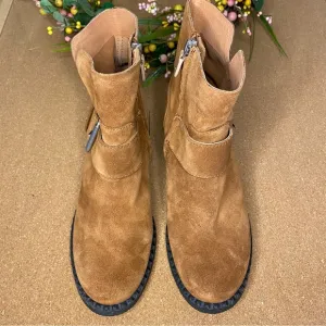 Gentle Souls Best Slit Moto Ankle Booties Shoes Size 6.5
