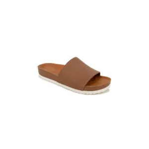 GENTLE SOULS KENNETH COLE Mens Brown Montauk Platform Slide Sandals Shoes 12