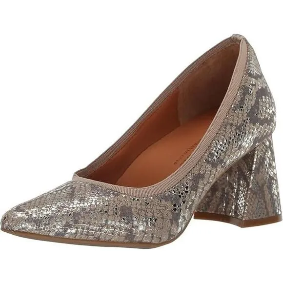 Gentle Souls Women's Dionne Leather Snake, Brown 10M