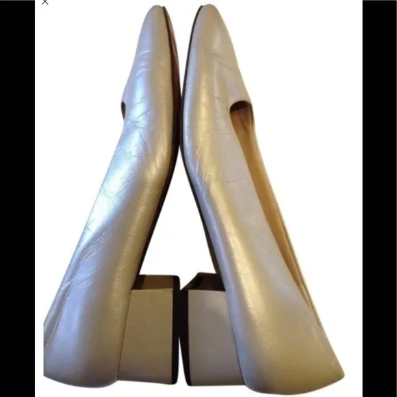 Genuine leather gold Nordstrom Dress shoes