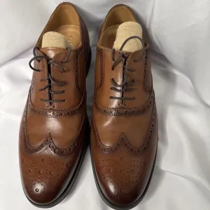 GEOX Men's Brown Respira Leather Brogues Shoes Size EU45 great shape #1121