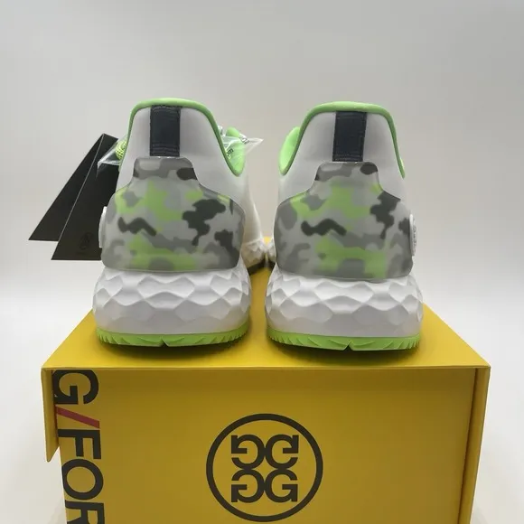 G/FORE G4 MG4  Camo Contrast Golf Shoes Men's US 9.5 Green Gecko Gray GMF000087
