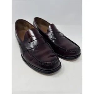 GH Bass Shoes Mens Size 10.5D Walter Burgundy Weejuns Penny Loafers Slip On