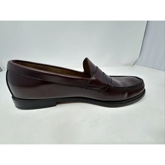 GH Bass Shoes Mens Size 10.5D Walter Burgundy Weejuns Penny Loafers Slip On