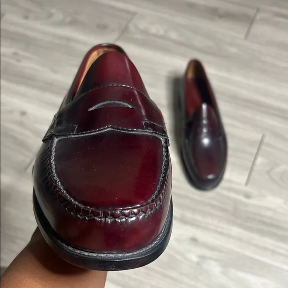 G.H.Bass &amp;Co Weejuns Classic Burgundy Leather Loafers (13)
