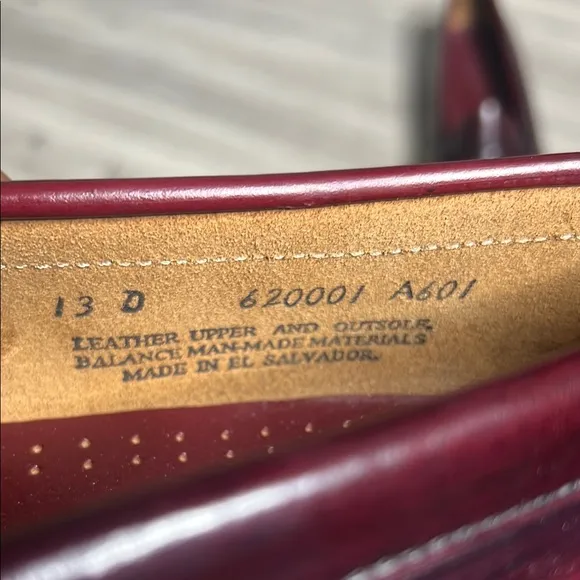 G.H.Bass &amp;Co Weejuns Classic Burgundy Leather Loafers (13)