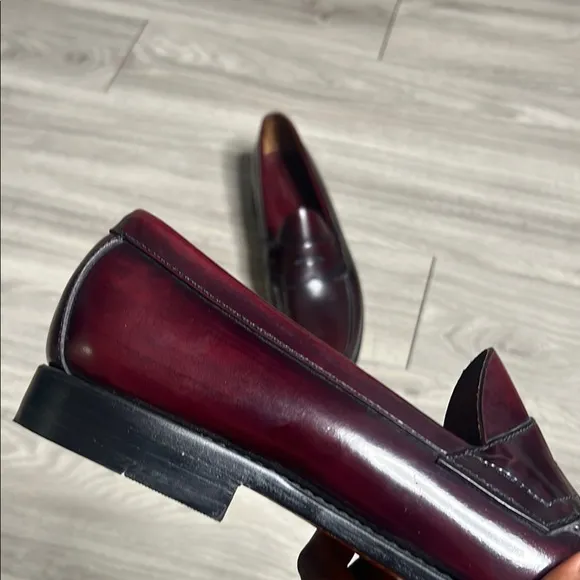 G.H.Bass &amp;Co Weejuns Classic Burgundy Leather Loafers (13)
