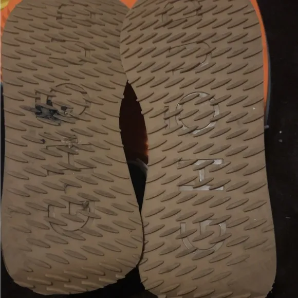 GHOUD RUSH Men's Tan and Orange Sneakers