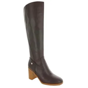Giani Bernini Women's Odettee Brown Block Heel Knee High Riding Boots Size 9.5